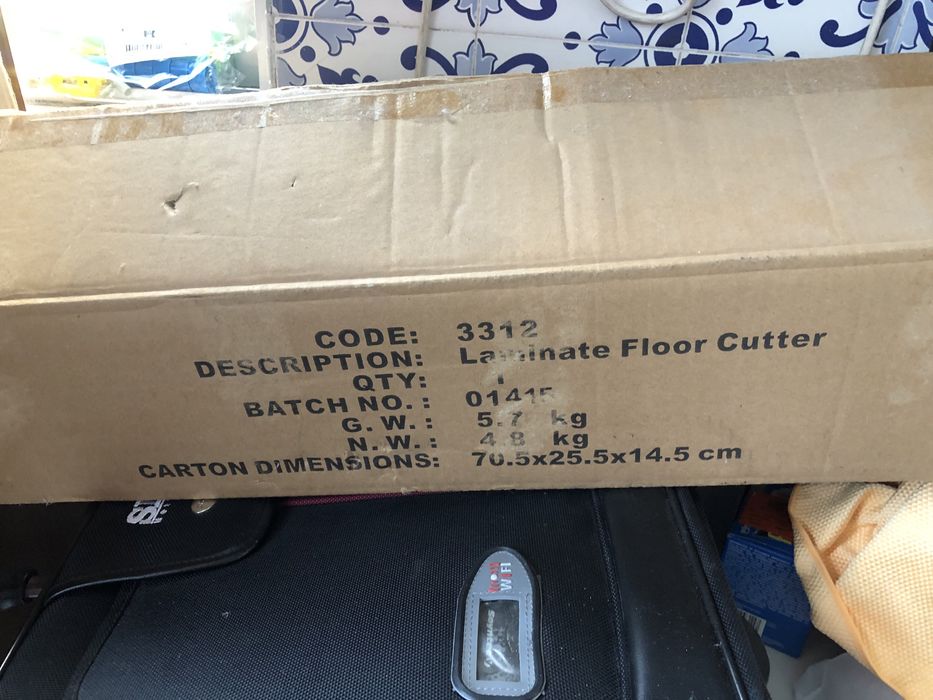 Maquina corte chao flutuante