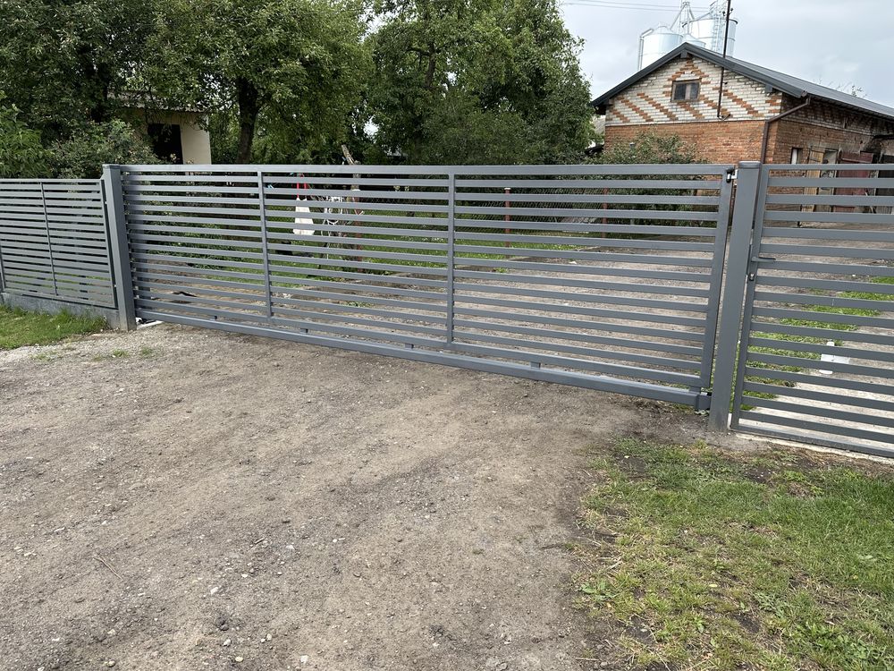 Brama Przesuwna kompletna, gotowa pod automat