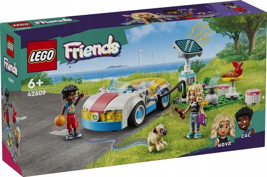 Lego Friends 42609 Samochód Elektryczny I Stacj.