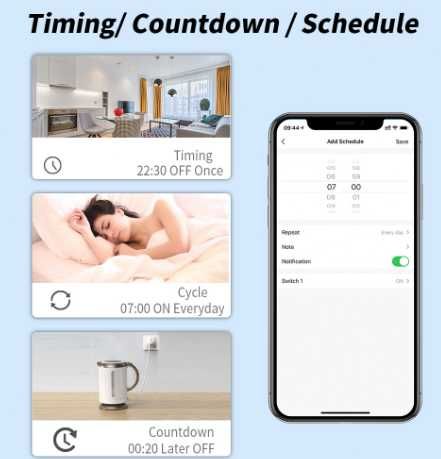 Gniazdko wtyczka SMART WiFi - TUYA - inteligentny instalacja - 2szt