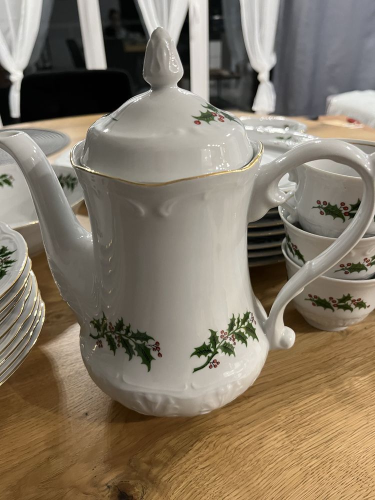 Stara zastawa swiateczna porcelana włoclawek