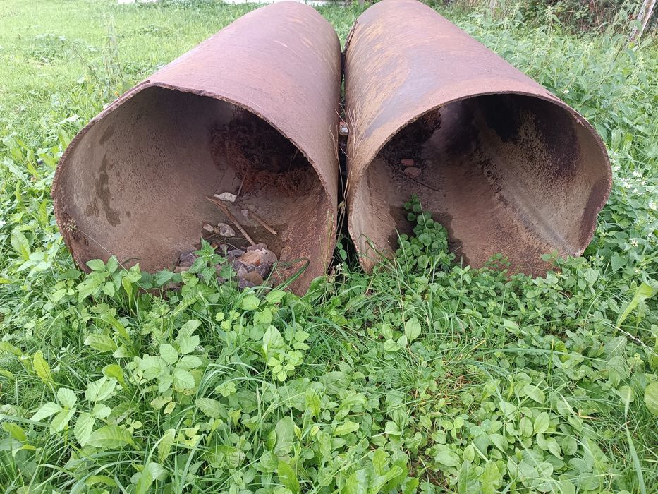 Труби металеві для містка d=720 мм, L= 2,33 м і 2,20 м.