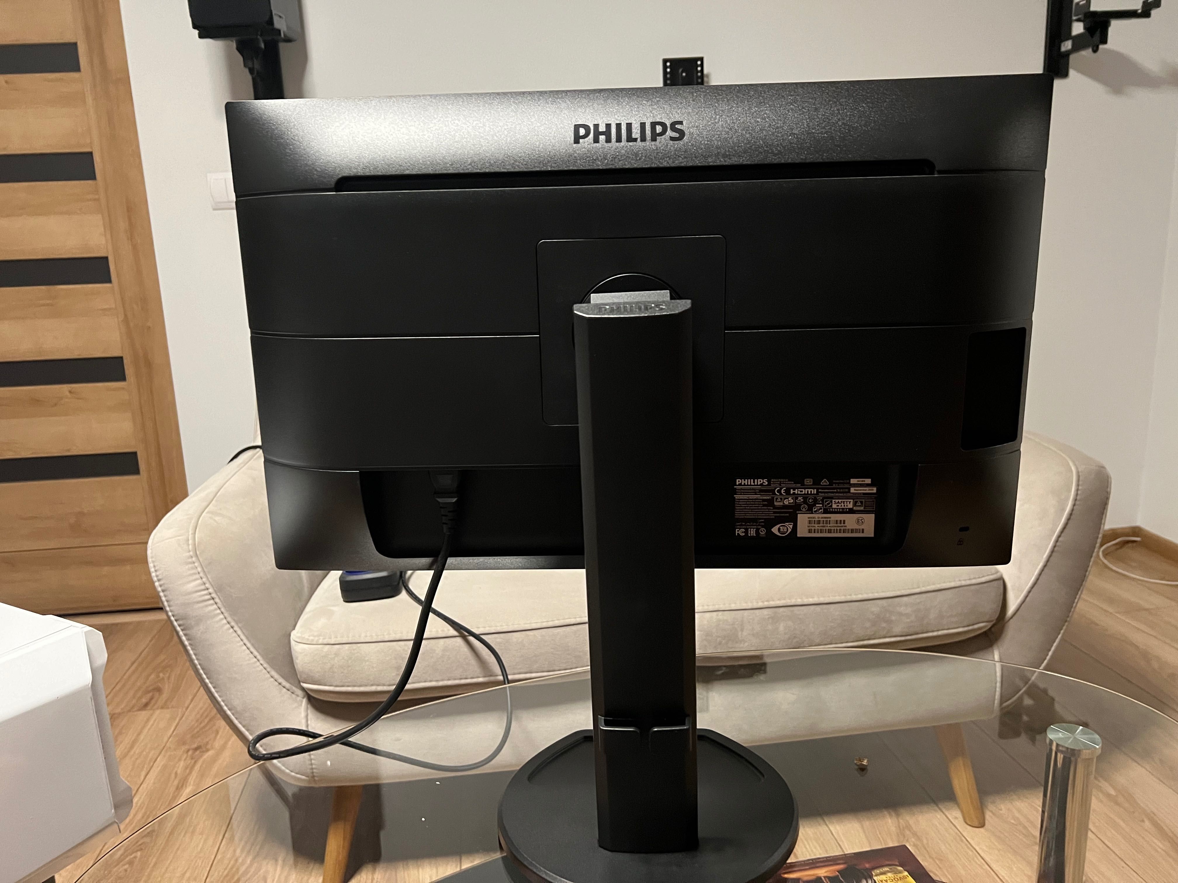 Monitor Philips 24" 243B9/00 VGA HDMI DP USB-C + HUB głośniki