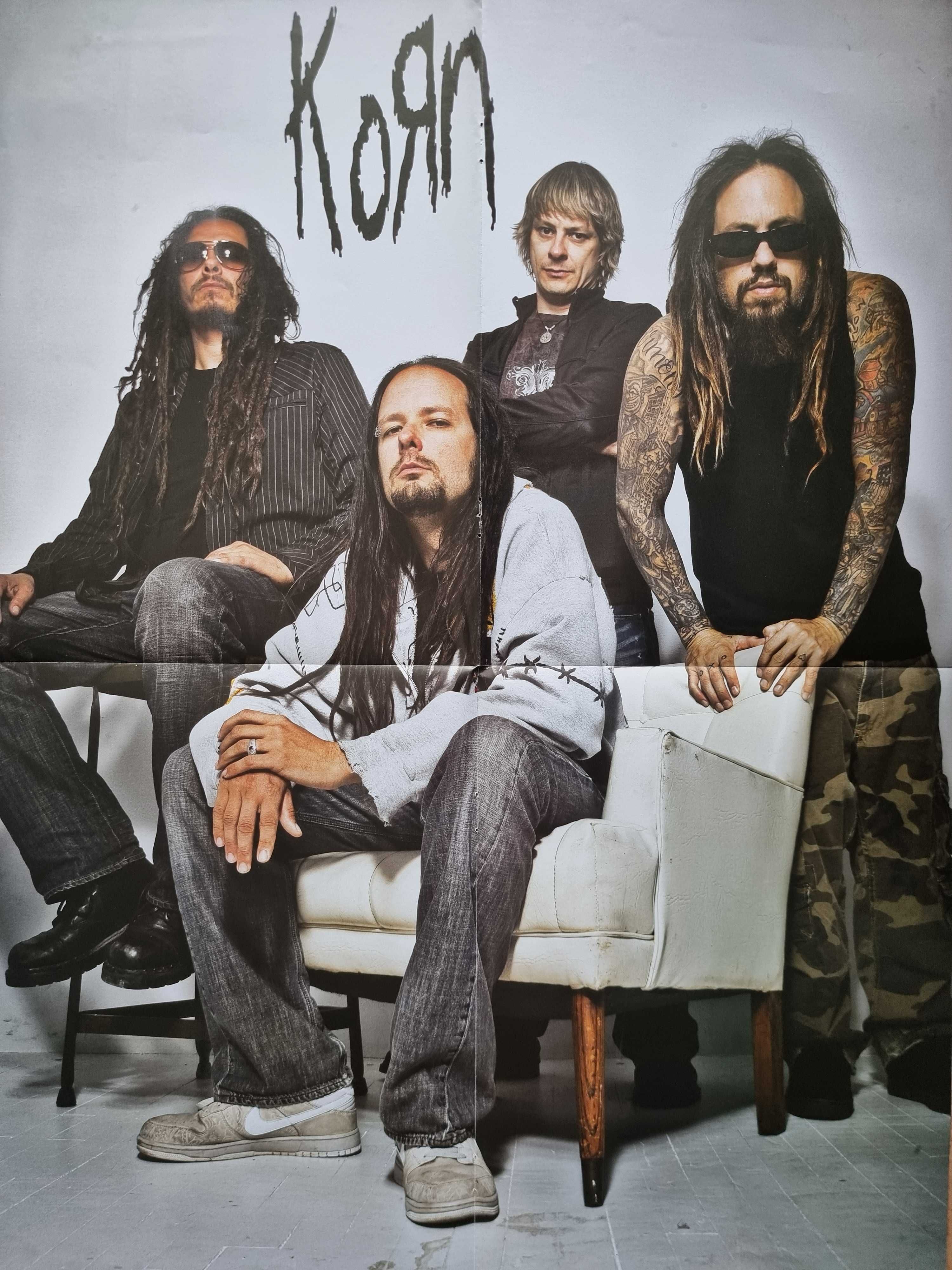 UNIKAT! KORN - Plakat/poster XL z 2010 r. - Format A2 (ok. 40 x 55 cm)
