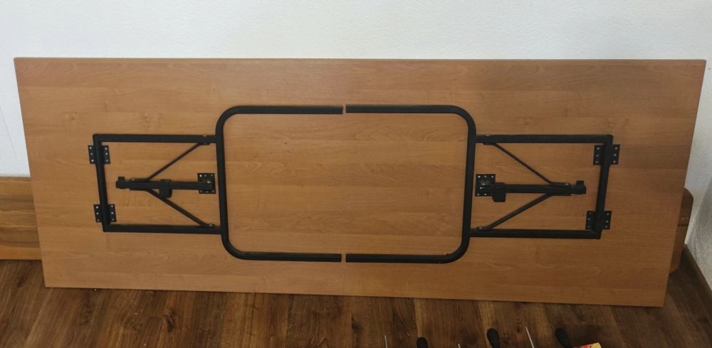 Стіл розкладний 190х75 (товщина складеного 5 см)