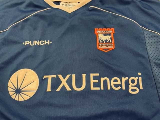 Koszulka piłkarska Ipswich Town retro Punch XL młodzieżowa