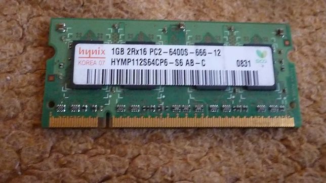 Оперативная память Hynix DDR2 1Gb 800MHz 6400s (HYMP112S64CP6-S6 AB-C)