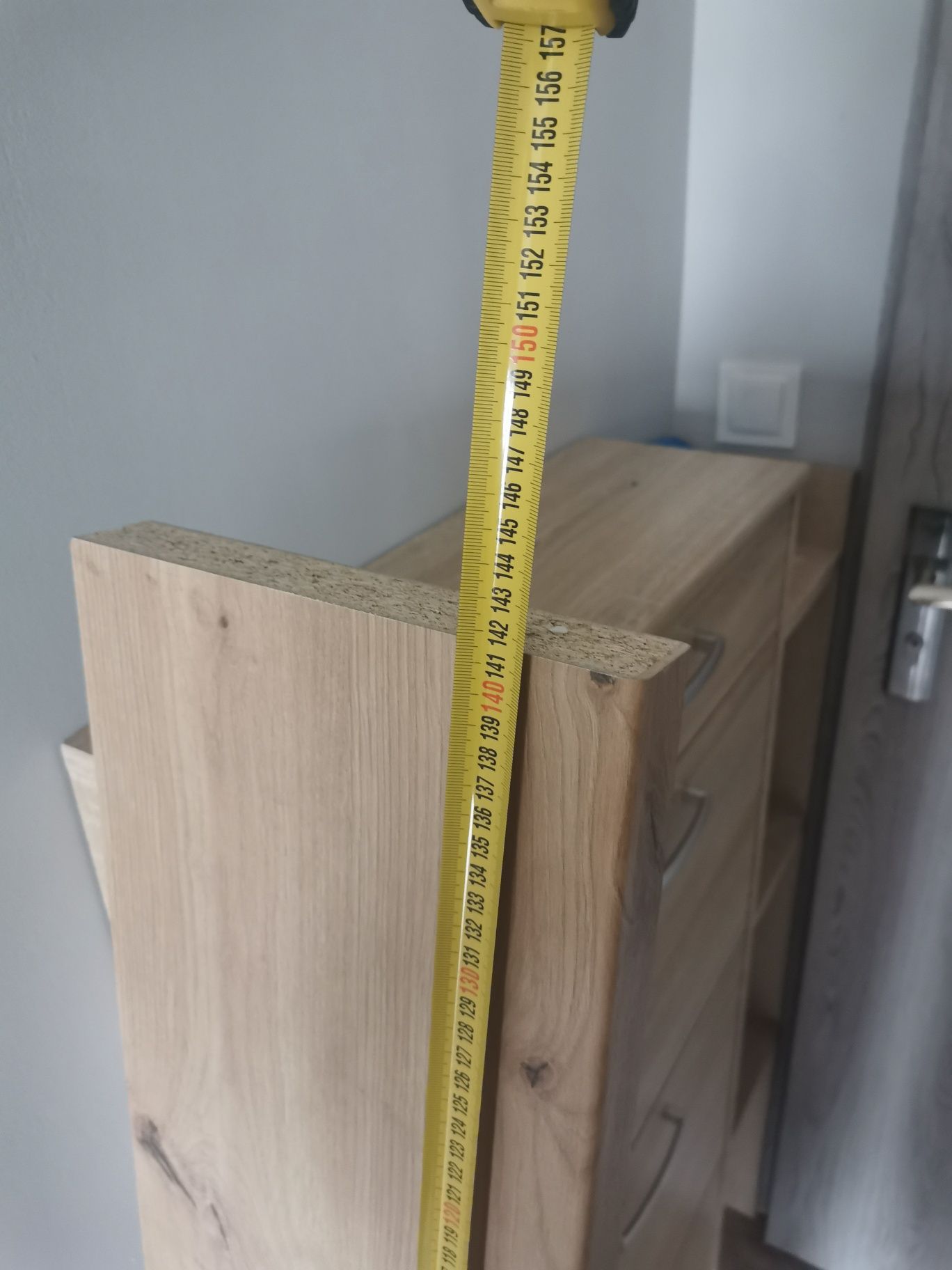 Parapet podokiennik wewnętrzny z płyty 3,8 meblowej blatu artisan gr