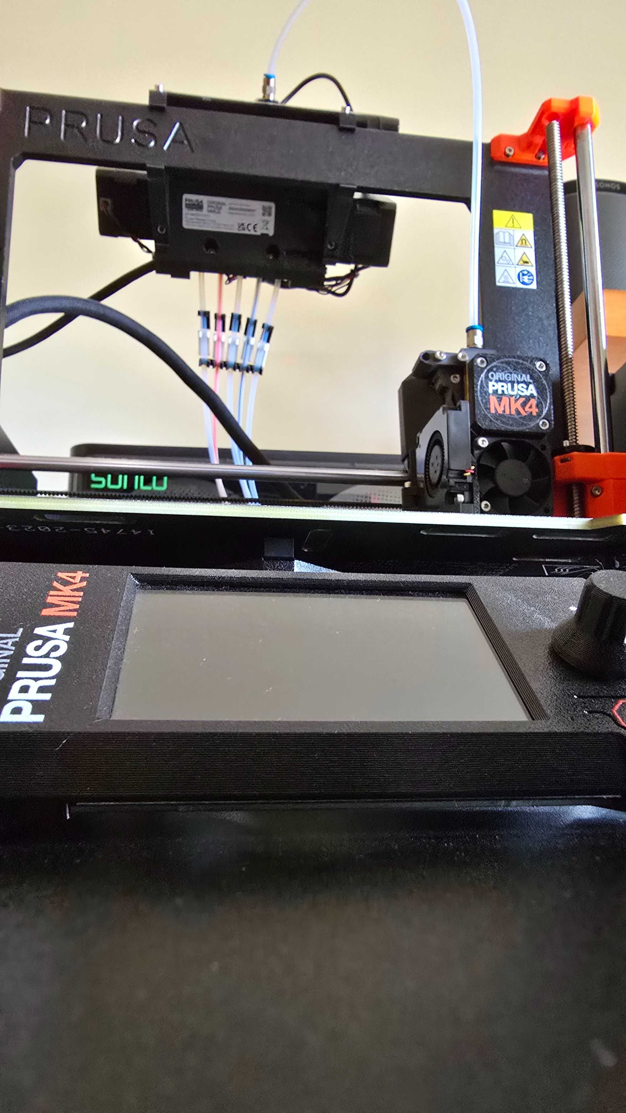 Prusa Mk4 com MMU3 e vários acessórios originais