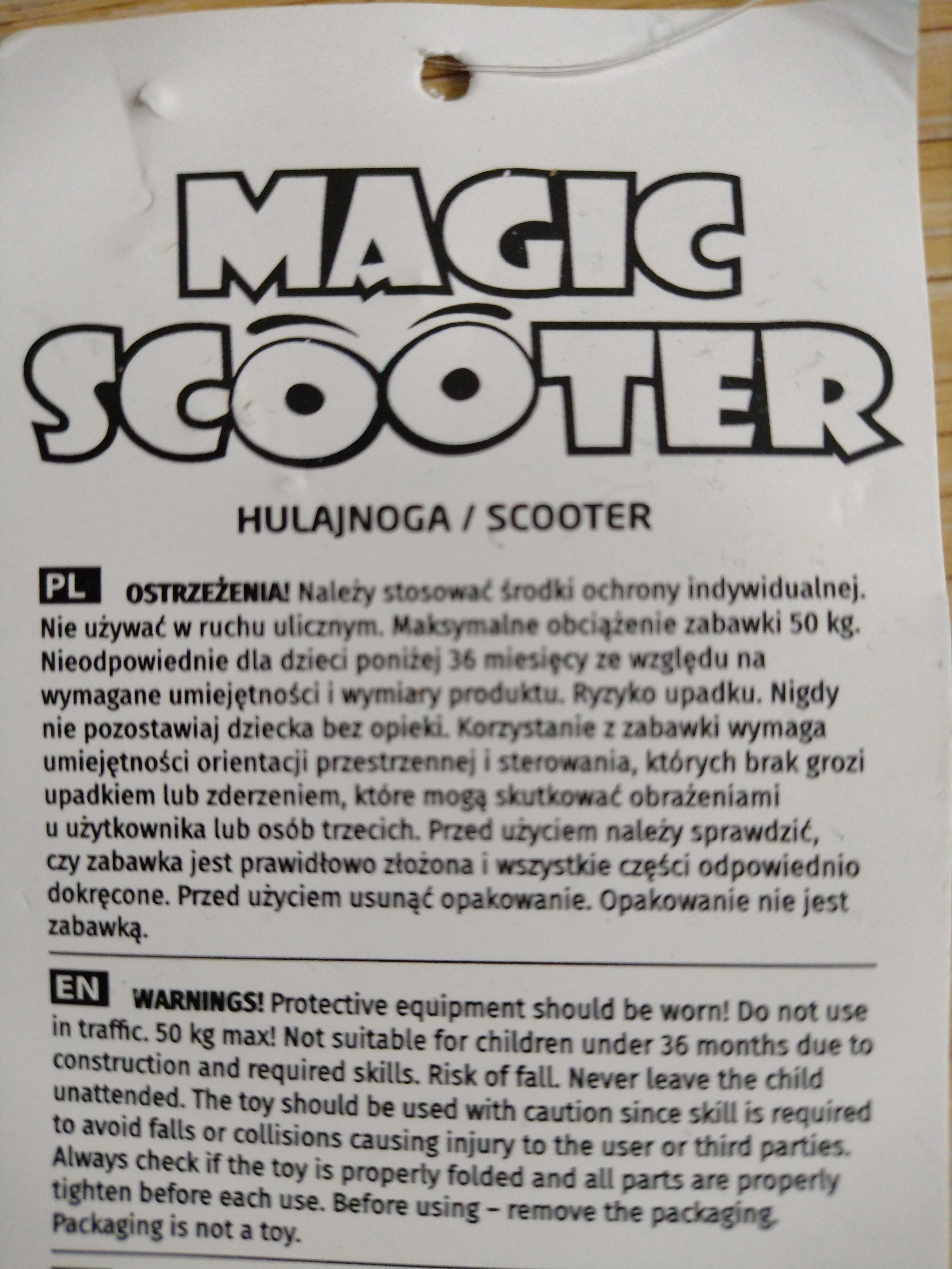 Hulajnoga trójkołowa Scooter, kask 46-53 cm gratis