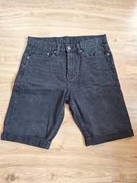 Szorty dżinsowe rozmiar 30, Spodenki jeansowe H&M Męskie Czarne