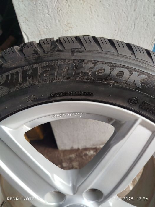 Koła Alu Kia Cee'd 6,5Jx16(5x114,3,ET50)+Opony Hankook 205/55R/16 91H