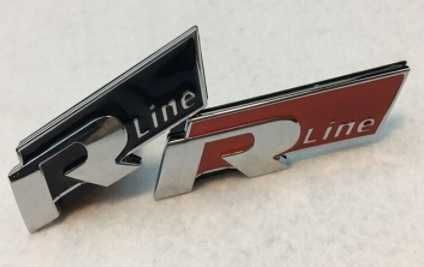 NOWY emblemat znaczek na przedni grill R LINE RLINE logo
