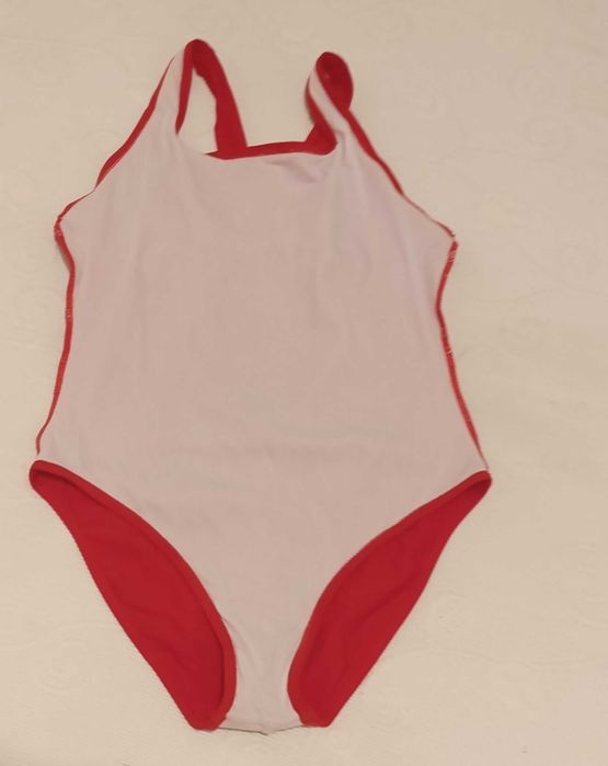 Fato Banho, Piscina, vermelho  - Nº 44 - marca: Nabaiji - Novo