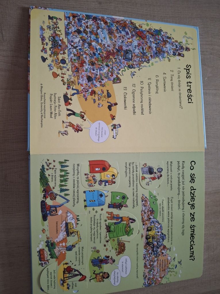 Recycling i odpady. Książka z okienkami.