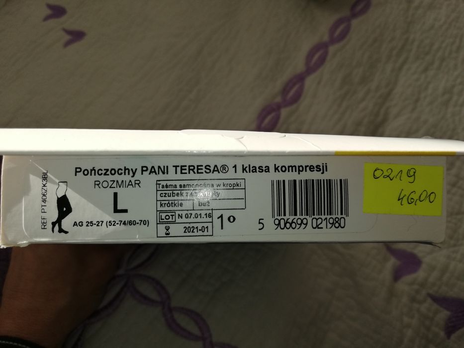 Rajstopy Pani Tereska 1klasa kompresji