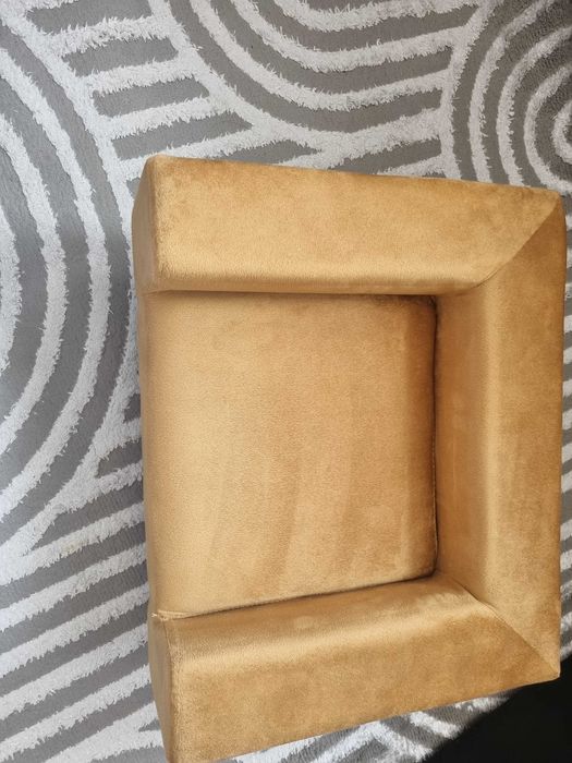 Legowisko dla psa, brązowe, 50x40x26,5 cm, aksami.Nowe!