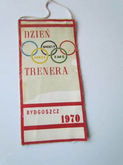 Proporczyk Dzień Trenera Bydgoszcz 1970