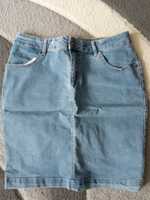 spódniczka jeansowa - roz.38/m + bluzka gratis