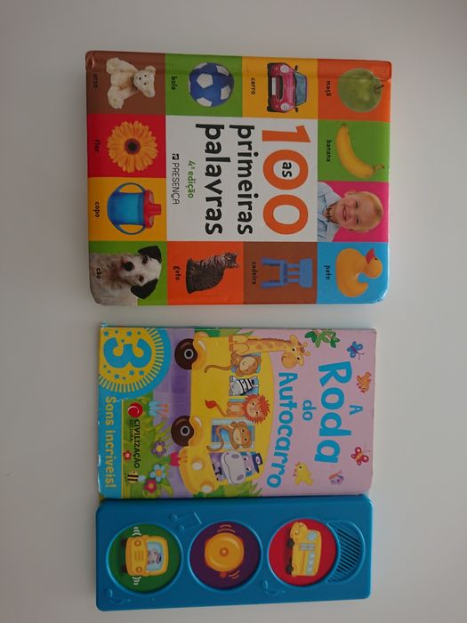 Livro pequeno as 100 palavras + roda do autocarro