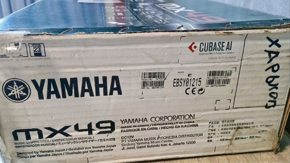 Синтезатор электропианино Yamaha MX49 V2