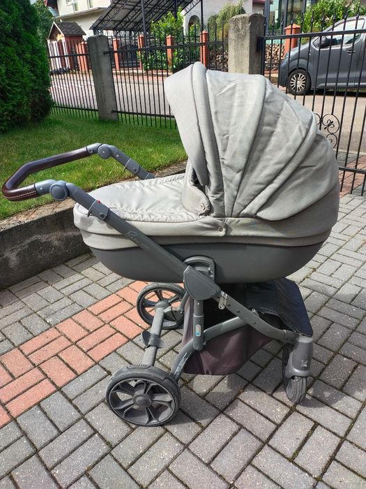 wózek dziecięcy Bass soft 3 w 1 z fotelikiem do auta Maxi Cosi Cabrio