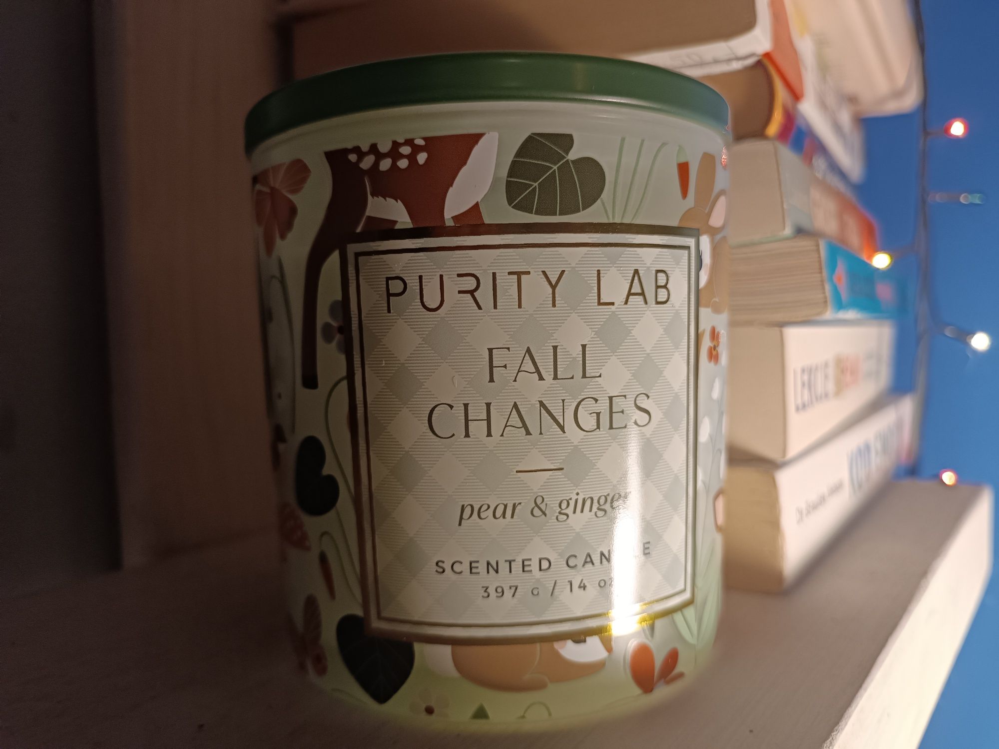 0,5 kg! Duza świeca gruszka imbir w szkle Purity Lab Australia pear