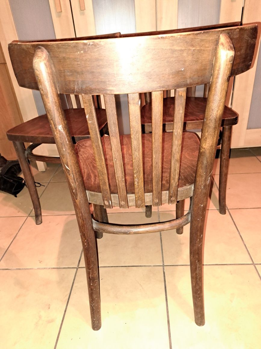 Stare krzesło gięte Thonet