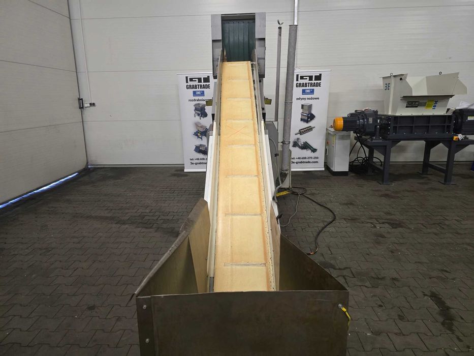 Młyn rozdrabniacz Herbold ML 32/42 moc 18.5kW+taśmociąg+detektor