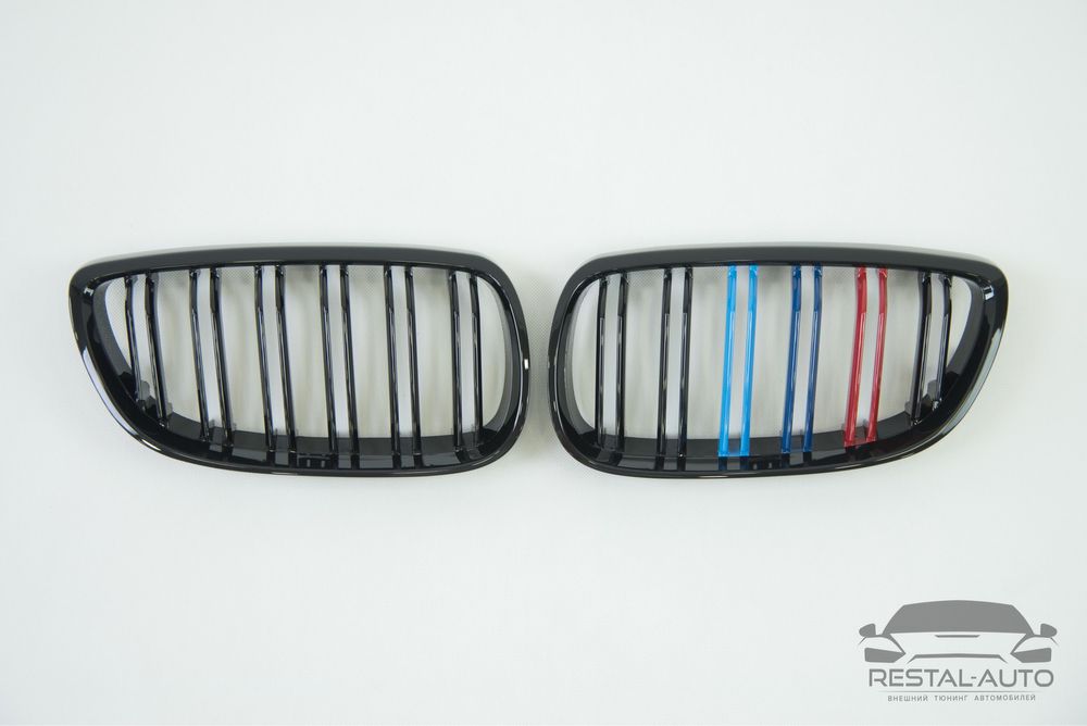 Решетка радиатора ноздри BMW 3 E92/E93 Черные М E60 70 46 F10 15 25 30