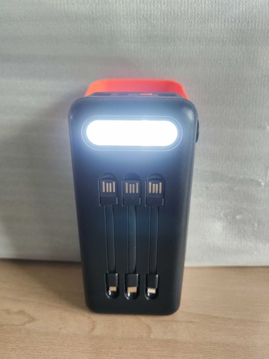 Корпус повербанка на 21 АКБ 18650+фонарь, ночник, 22.5W зарядка QC PD