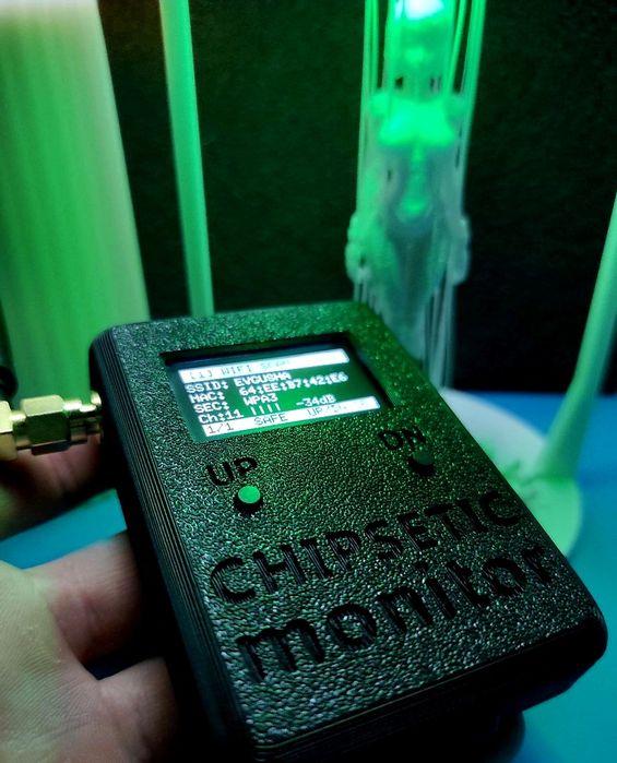 Детектор WiFi камер + Аналізатор безпеки CHIPSETIC monitor | 8 режимів