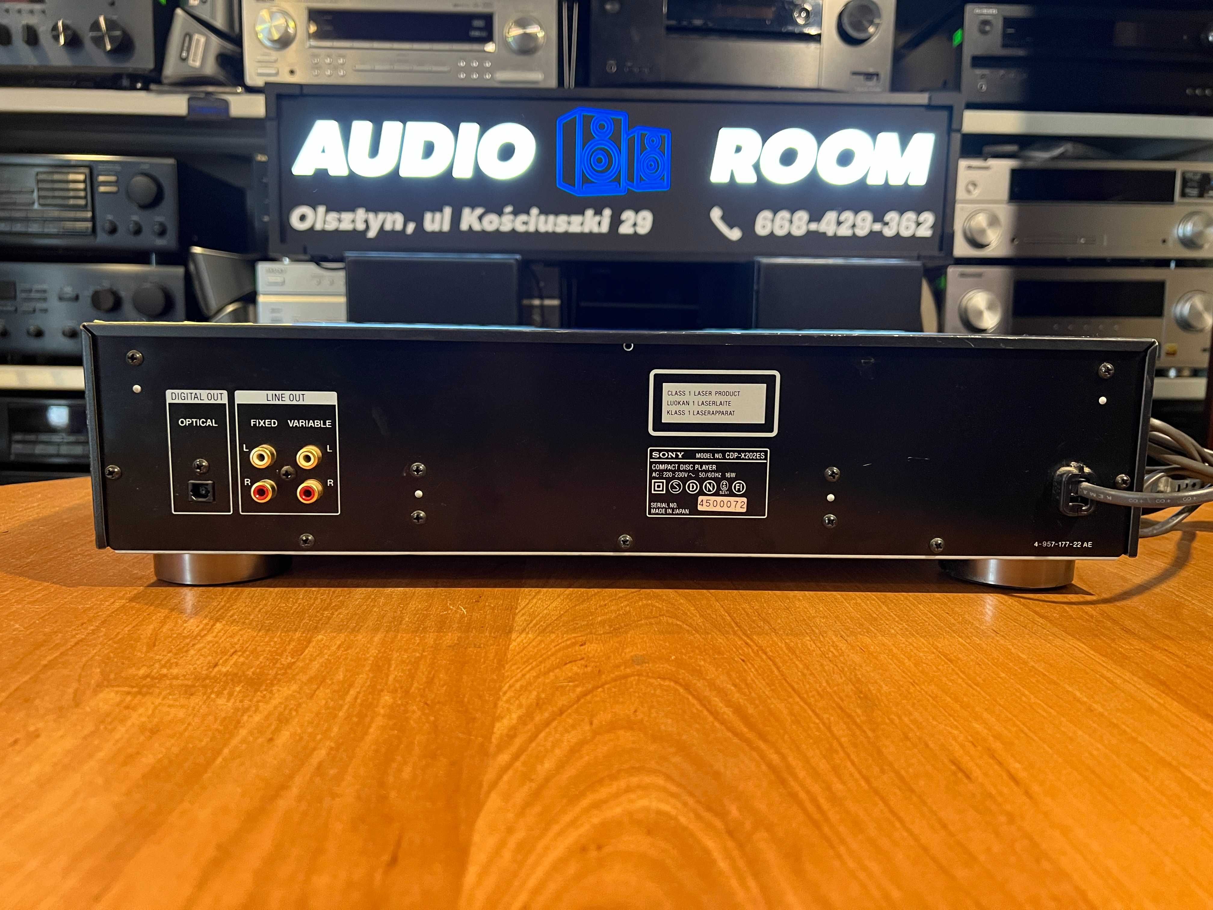 Odtwarzacz płyt CD Sony CDP-X202ES Audio Room