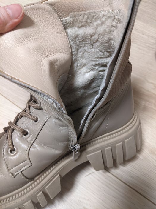 Ботінки чобітки черевики ботинки зима зимові шкіра