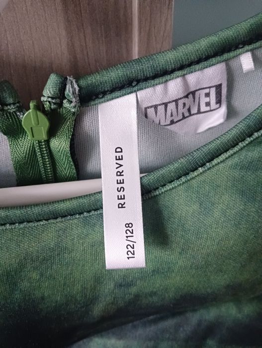 Strój Hulka r. 122/128