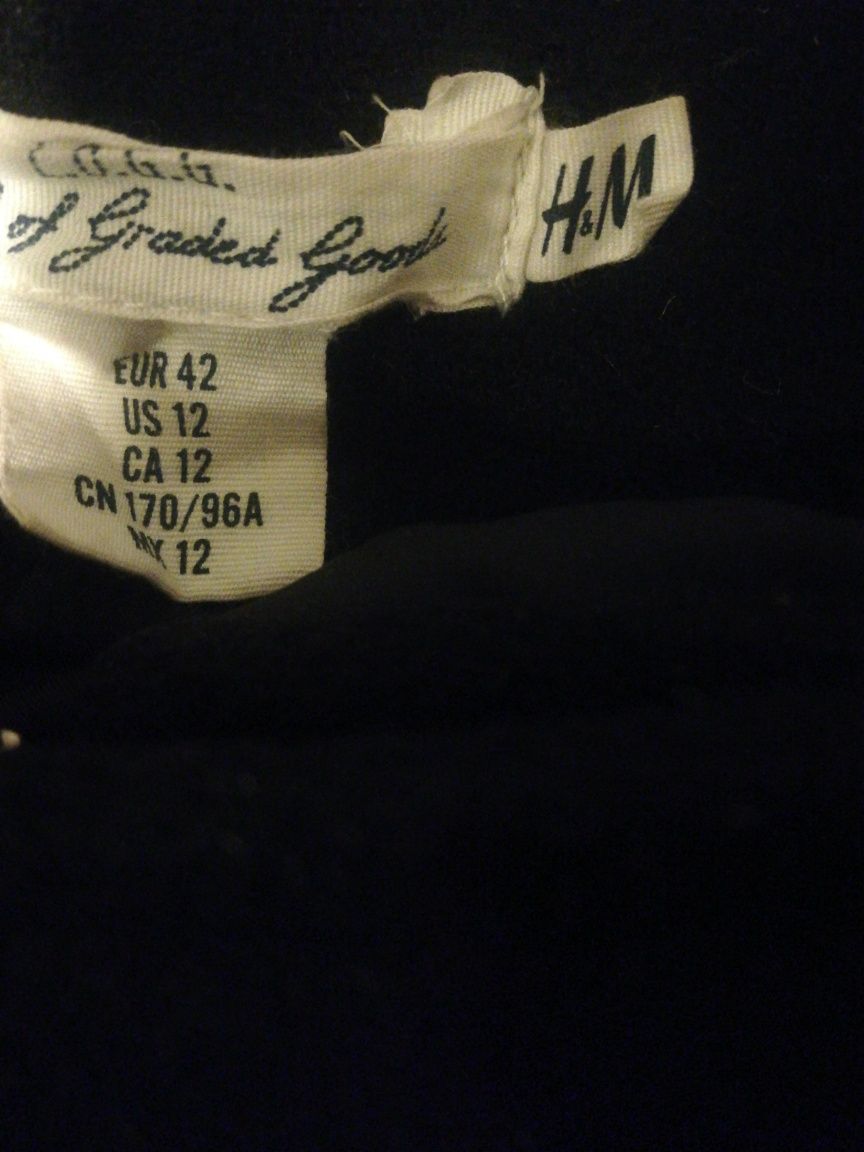 Kurtka płaszcz rozmiar 42 H&M z kapturem