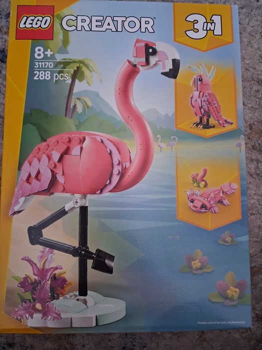 Lego creator 3w1 31170 flaming papuga aksolotl