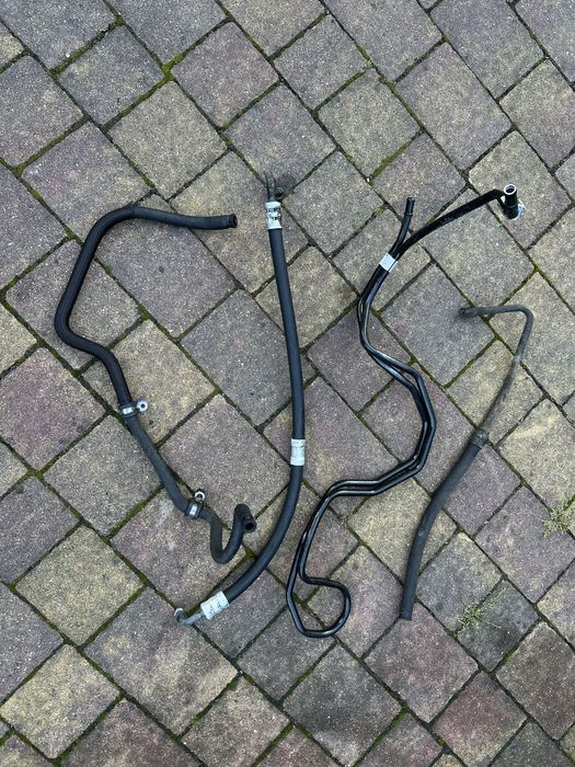 MERCEDES W210 300td OM606 przewody wspomagania komplet