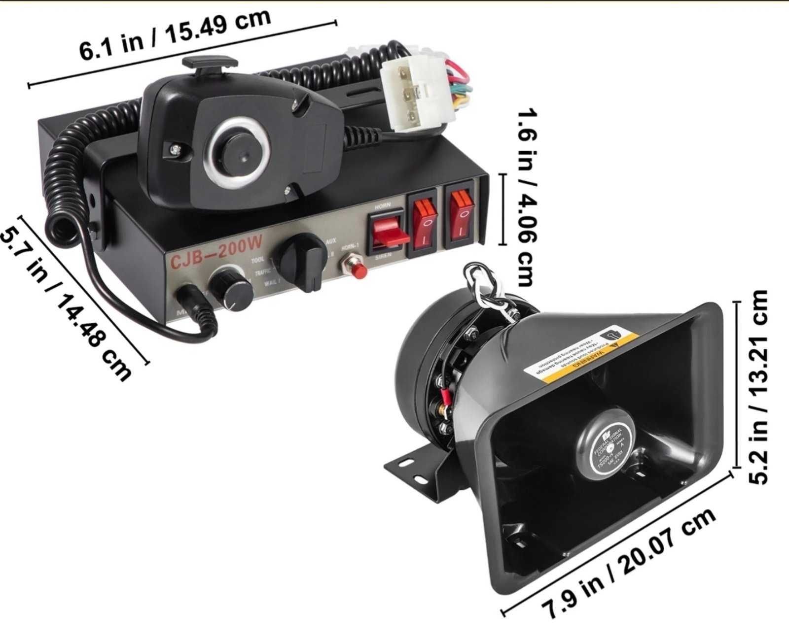 Спецсигнал СГУ 12v 200w “Federal Signal CJB-200W”