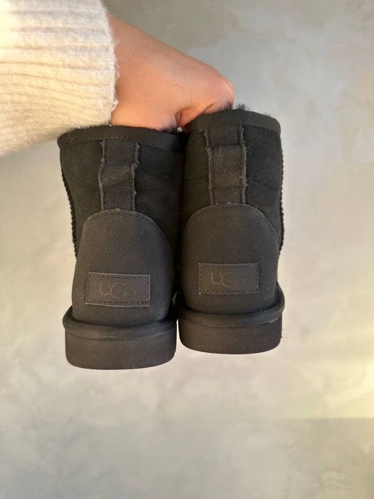 Уги Мужские UGG Mini Black (Замша) Size 44 Хит