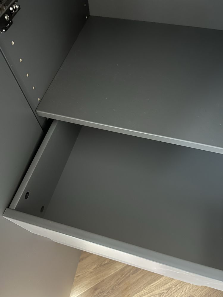 Szafa Ikea Pax 50x37x236 ciemnoszara