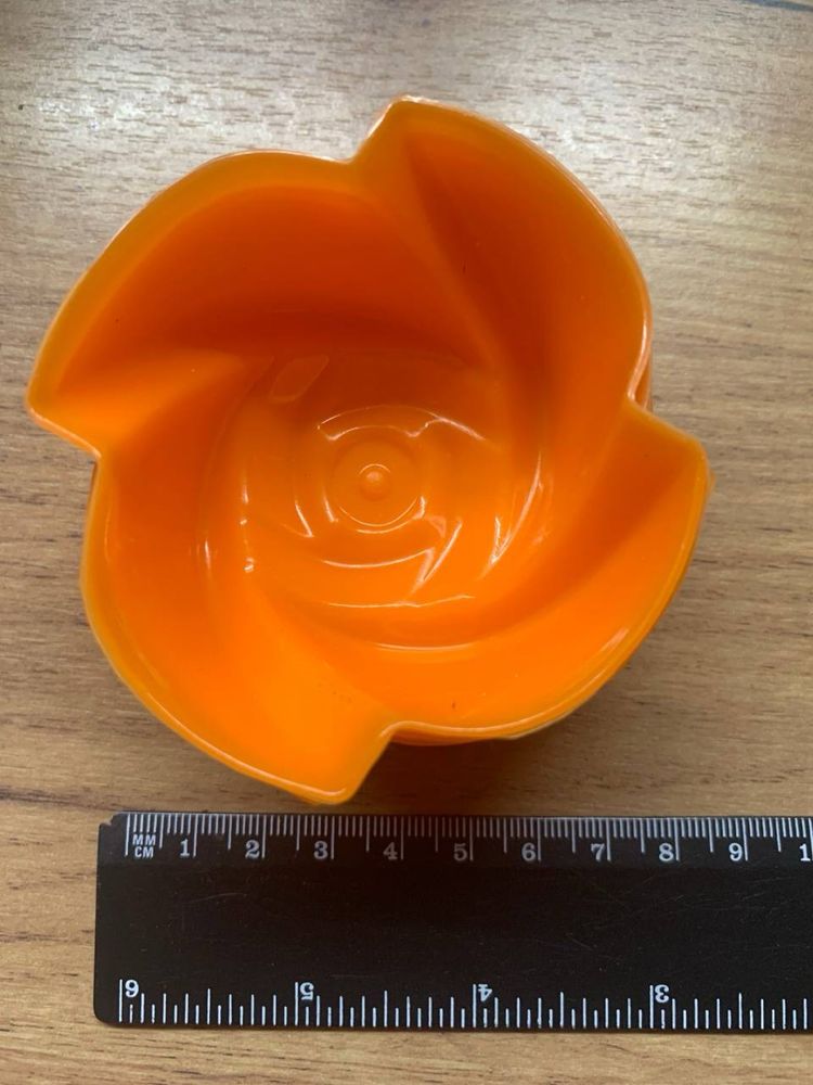 Силиконовая форма для кекса в форме цветка 5 шт
