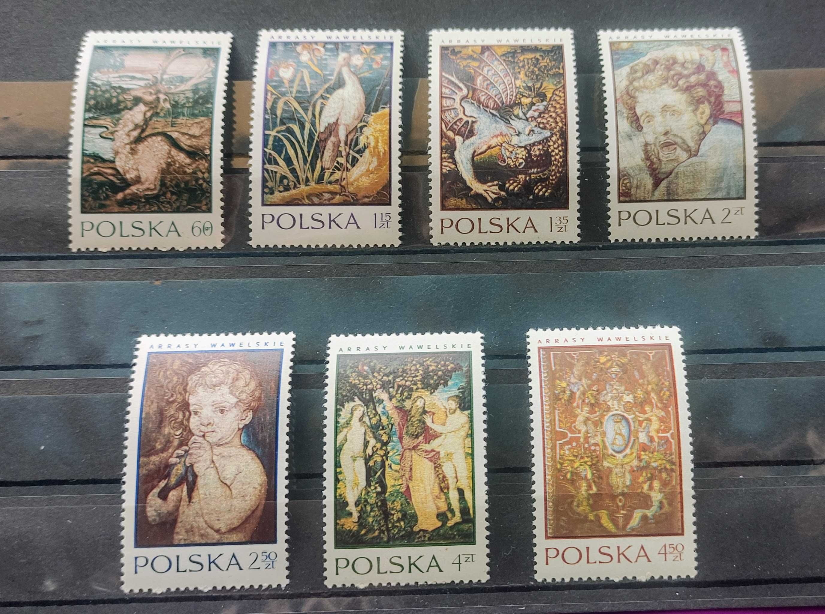 Znaczki pocztowe Polska 1970 ARRASY WAWELSKIE fi 1894/1900 (czyste **)