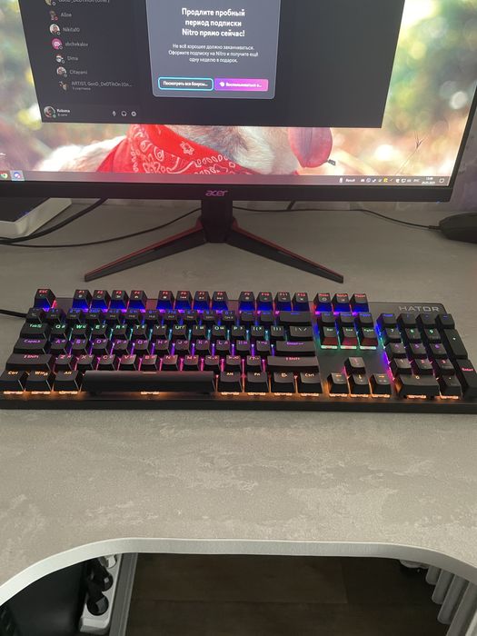 Ігрова клавіатура Hator