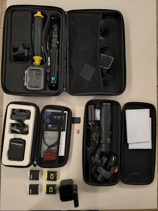 Kamera Go Pro Hero 10 Black - duży zestaw