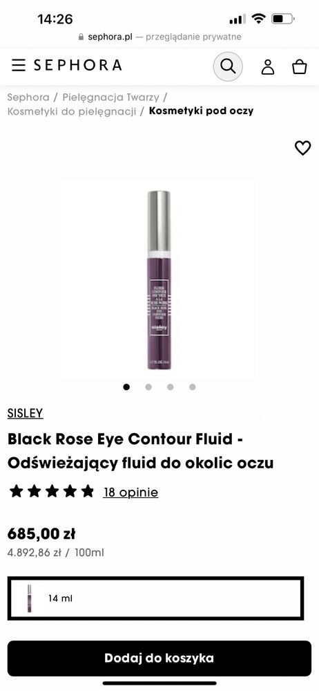 Sisley Black Rose Eye Contour Fluid 30 ml!