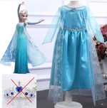 Fantasia / Vestido Princesa Elsa (Frozen) - NOVO - 3,4,5,6,7anos