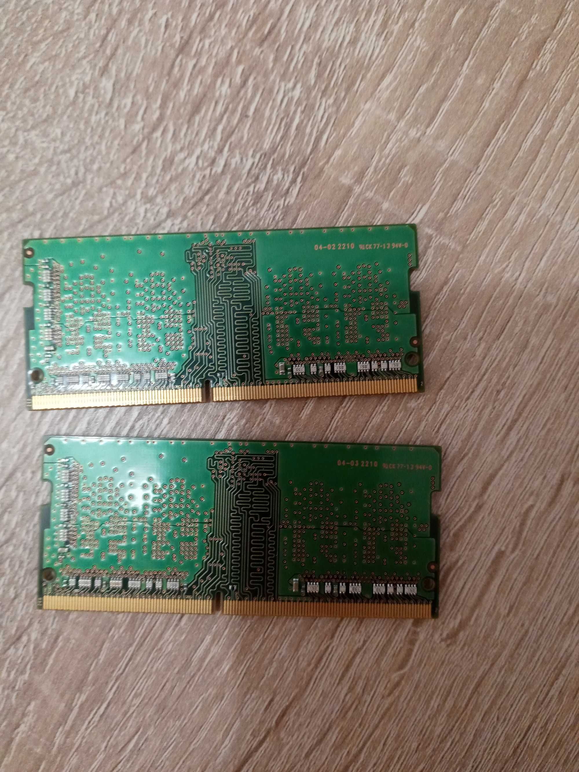 Pamięć RAM DDR4 Do laptopa. 4GBx2 razem 8GB.