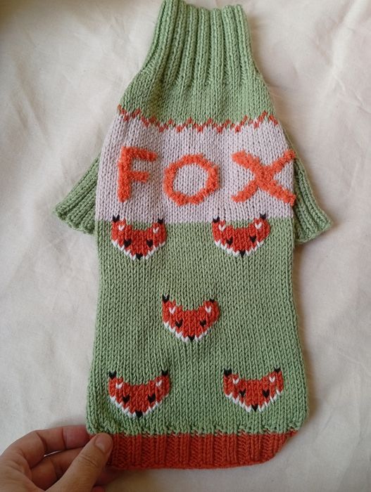 Вязанный свитер для сфинкса одежда для собак кофта одежда для кота