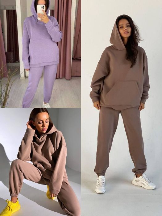 Теплий жіночий костюм на флісі 42, 44, 46, 48, 50, 52, 54